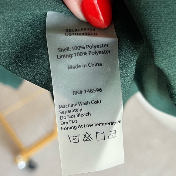 Chiffon Drapey Ellie Blouse with Swiss Dot - Universal Standard size S (14-16) - Picture 8 of 9